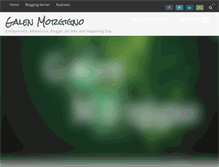 Tablet Screenshot of galenmorgigno.com